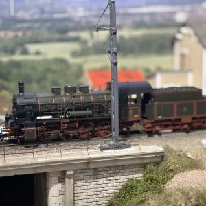 Märklin 37545 Locomotive à vapeur avec tender séparé, H0, Ep I