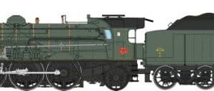 REE Modeles MB-013 - 001-E-01 locomotive vapeur 2-231K 82 Nord, dépôr d'Aulnoye - H0