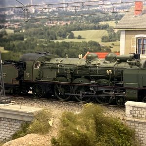 REE Modeles MB-036 - locomotive vapeur 231D5 - PLM Lyon Mouche - analogique - H0 - Ep II