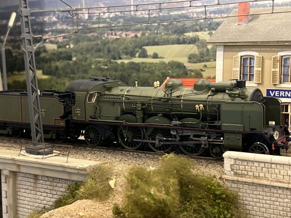 REE Modeles MB-036 - locomotive vapeur 231D5 - PLM Lyon Mouche - analogique - H0 - Ep II