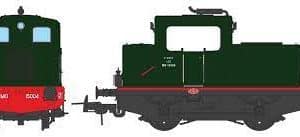 REE Modeles - MB-050 locotracteur MOYSE Origine, SNCF, vert 306 et rouge - H0 - Ep III