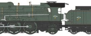 REE Modeles - MB-048 locomotive vapeur 231B11 Verte PLM - Analogique - H0 - Ep III