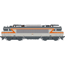 LS Models 11059 locomotive électrique BB22312 gris/orange - SNCF - H0 - Ep IV